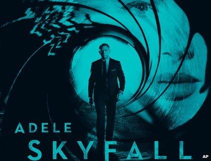 Poster for Adele's song Skyfall