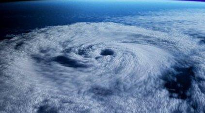 Hurricane seen from space