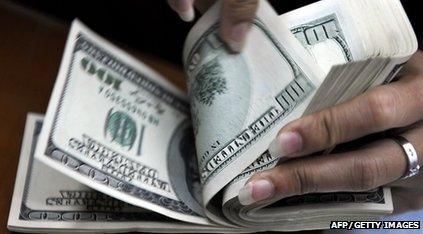 American dollar notes