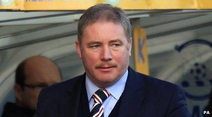 Ally McCoist with moustache
