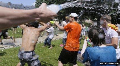 Water fight