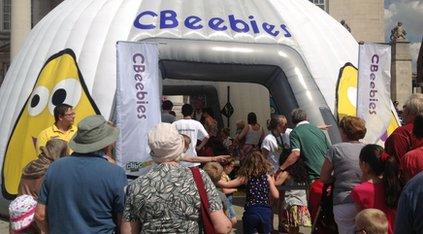 CBeebies tent