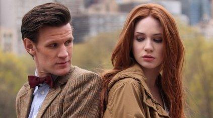 Matt Smith and Karen Gillan