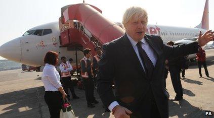 London mayor Boris Johnson