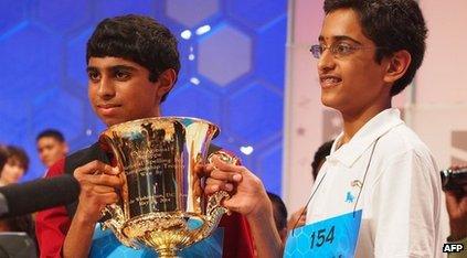 Spelling bee winners