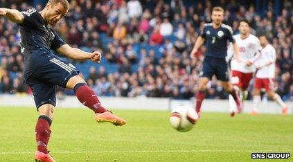 A strike from Shaun Maloney led to the only goal for Scotland