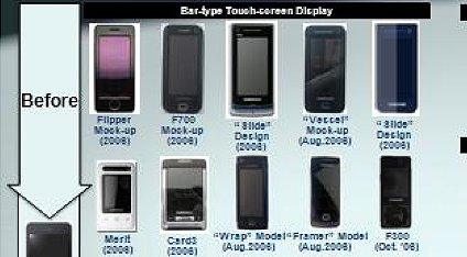 Samsung smartphones compared to the iPhone