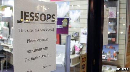 A closed down store