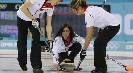 Eve Muirhead in action