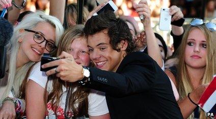 Harry Styles and fans