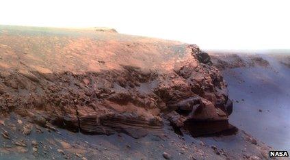 Photograph taken by Mars Exploration Rover Opportunity