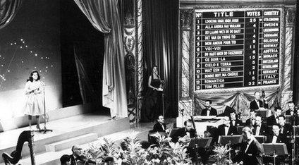 An early Eurovision Song Contest in 1960