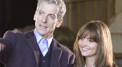 Peter Capaldi and Jenna Coleman