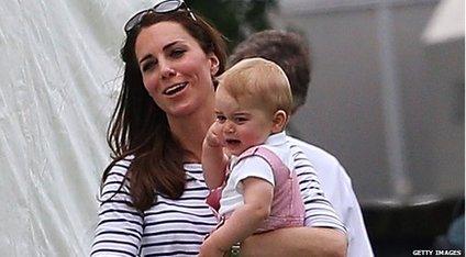 Prince George crying
