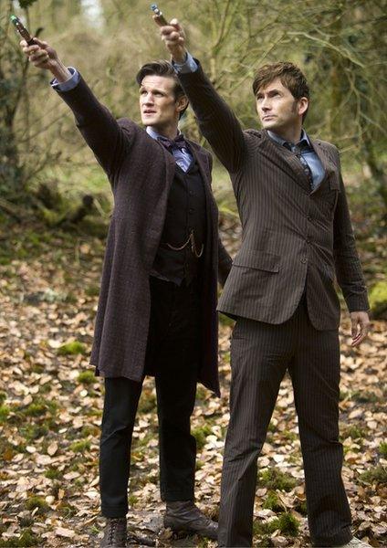 Matt Smith and David Tennant