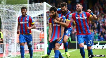 Crystal Palace celebrating