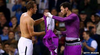 Harry Kane and Hugo Lloris