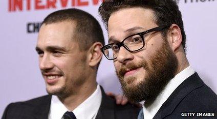 James Franco and Seth Rogen