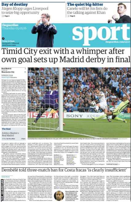 Thursday's Guardian