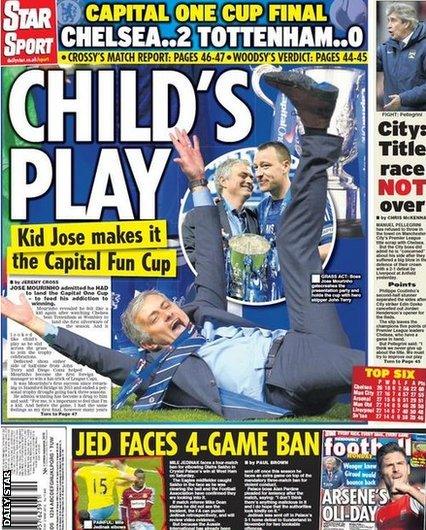 Monday's Daily Star back page