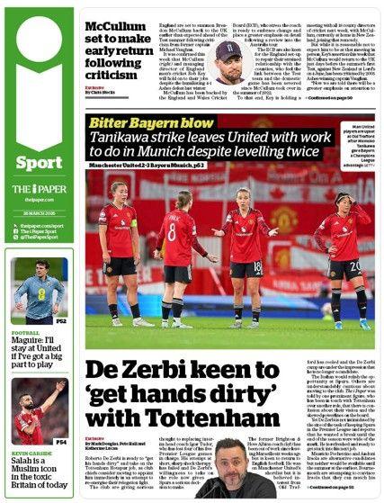 The i Paper back page