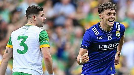 David Clifford celebrates Kerry's 2025 All-Ireland final win