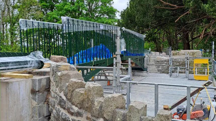 Work on Kingsweston Iron Bridge