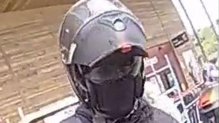 CCTV image of armed robbery suspect