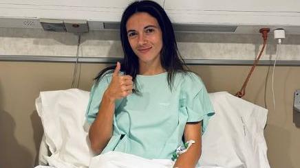 Spain midfielder Aitana Bonmati posts a picture from hospital