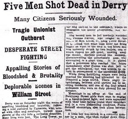 Derry Journal 20 June 1920 front page