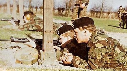 Steve Close on an Army rifle range