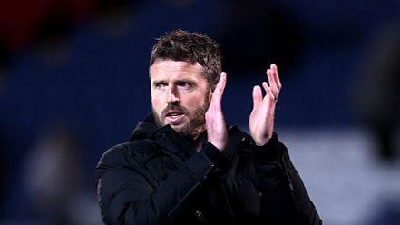 Middlesbrough boss Michael Carrick applauds the fans