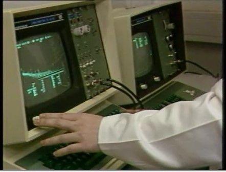 Computers at a nuclear power station