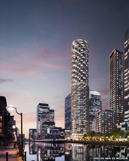 One Wood Wharf concept design