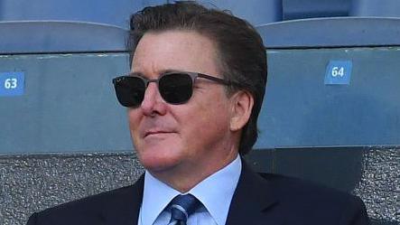 Everton's new owner Dan Friedkin in dark glasses