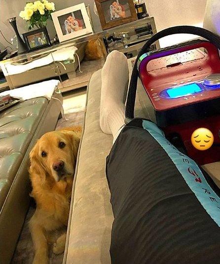 The image Alexis Sanchez posted on his Instagram account on Friday