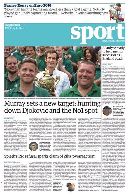 Guardian back page