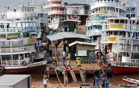 River ferries at Manaus