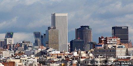 Madrid skyline