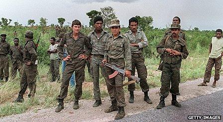 Cuban troops in Angola in 1988