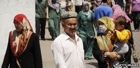 Street scene in Urumqi