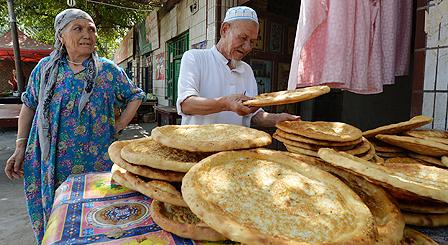 Ethnic Uighurs in Xinjiang province