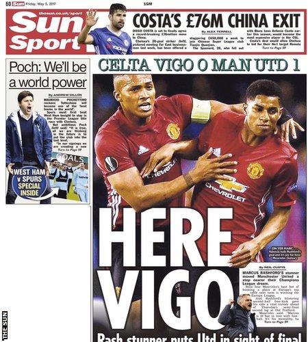 The Sun back page