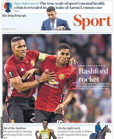 Daily Telegraph back page