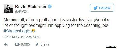 Pietersen tweet