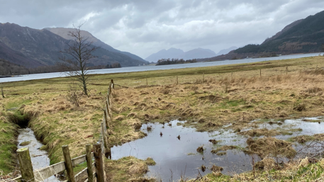 Làrach an leasachaidh air taobh an iar a' bhaile