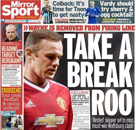 Daily Mirror back page