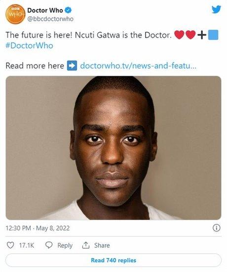 Doctor Who star Ncuti Gatwa