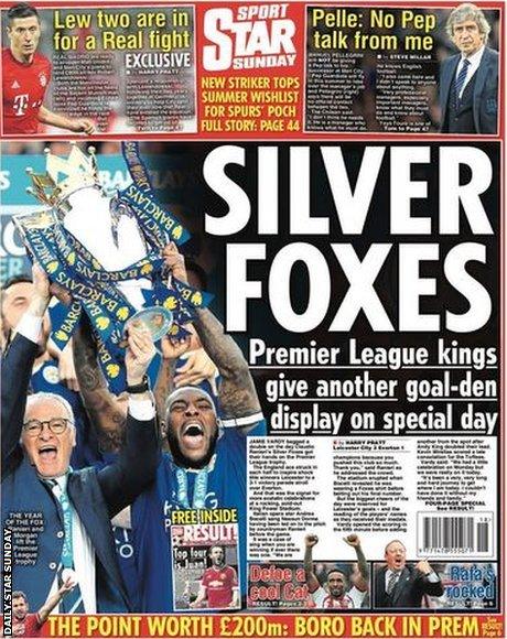 Daily Star back page