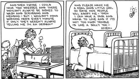 The first Little Orphan Annie comic strip